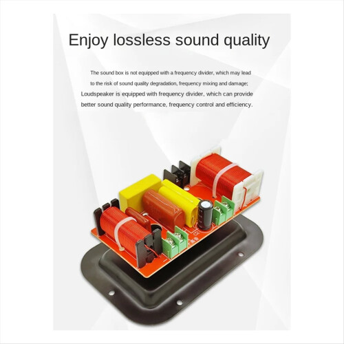 2 Ways 350W Speaker Treble+Bass Frequency Divider 1