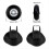 4Pcs Set Luggage Replacement Wheels 50mm with 6mm( 3
