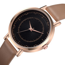 Women's Dress Watch Classic Waterproof Quartz Analog Easy To Read Comfortable Leather Strap Durable Lightweight Minimalist Design Ideal Gift For Her