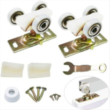 2 Pack Sliding Pocket Door Hardware Top Hanger Rol