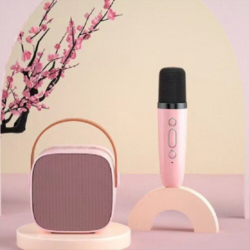 Bluetooth Speaker with 1 Wireless Microphone Mic K 2