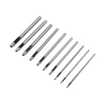 Verstelbare perforatiematen voor leerbewerking, roestbestendige holle perforator met ergonomische handgreep voor leer, canvas en papier.