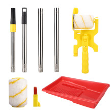 Clean-Cut Paint Brush with All-Round Painting Ability, Adjustable Handle Paint Edger Tool for Home Room Wall Ceiling Painting