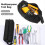5Pack Small Tool Bag Multi-Purpose Pouch Bags Flat 7