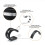 60Pcs Cable Clamps Assortment Kit, 304 Stainless S 6