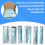 120 PCS Spiral Binding Coils Plastic Binder Spiral 3