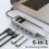 6-In-1 M.2 SSD HUB USB C Docking Station with Disk 4