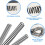 120 PCS Spiral Binding Coils Plastic Binder Spiral 5