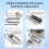 6-In-1 M.2 SSD HUB USB C Docking Station with Disk 6