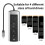 6-In-1 M.2 SSD HUB USB C Docking Station with Disk 8