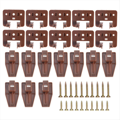 10PCS Drawer Slide Track Guide Glide for Center Mo 1