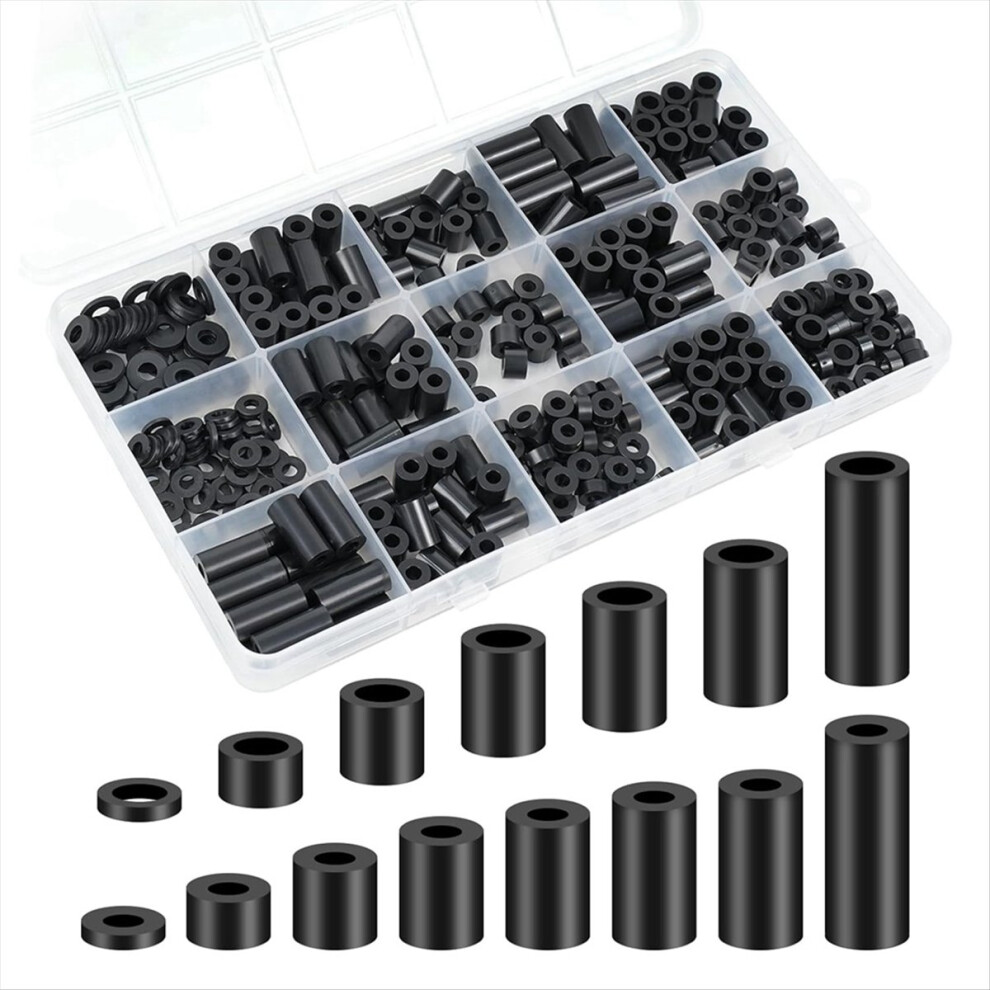 Nylon Spacers, Plastic Spacers Washers Assortment 4852351738738