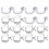 16PCS Aquatic Plant Cups, Transparent Acrylic Pot 1