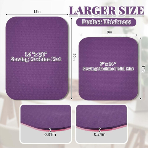 Muffling Mat for Sewing Machines Reduce Vibrations 2