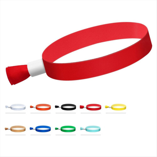 100 Pcs Cloth Event Wristbands, Colored Wrist Band 1