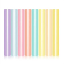 Pastel Iron-On Vinyl Bohemian Heat Transfer Set, 8