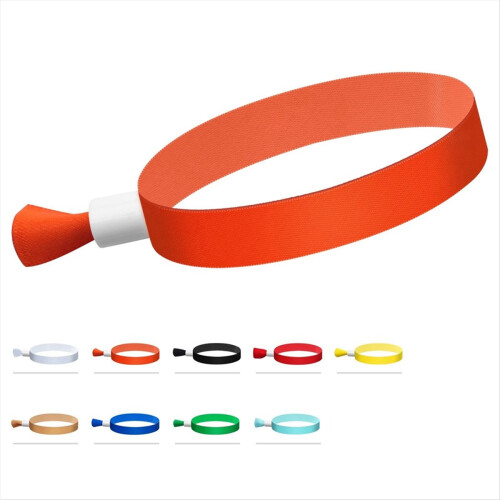 100 Pcs Cloth Event Wristbands, Colored Wrist Band 1