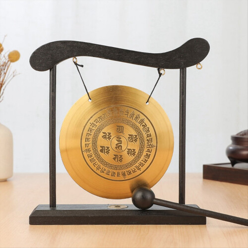Mini Desktop Gong Table Wind Chime Percussion Inst 1