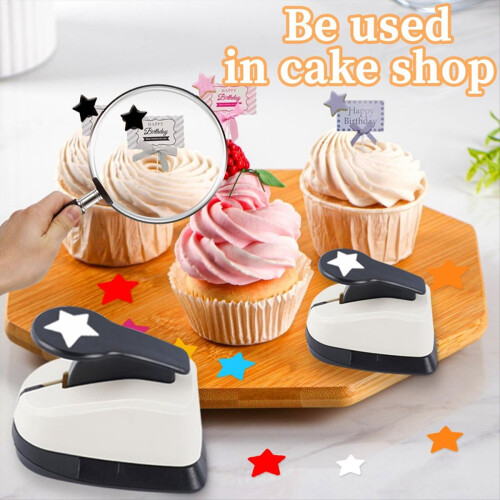 3Pcs Star Hole Punch, Paper Puncher, Puncher for C 2