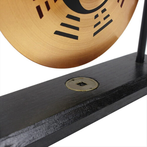 Mini Desktop Gong Table Wind Chime Percussion Inst 2