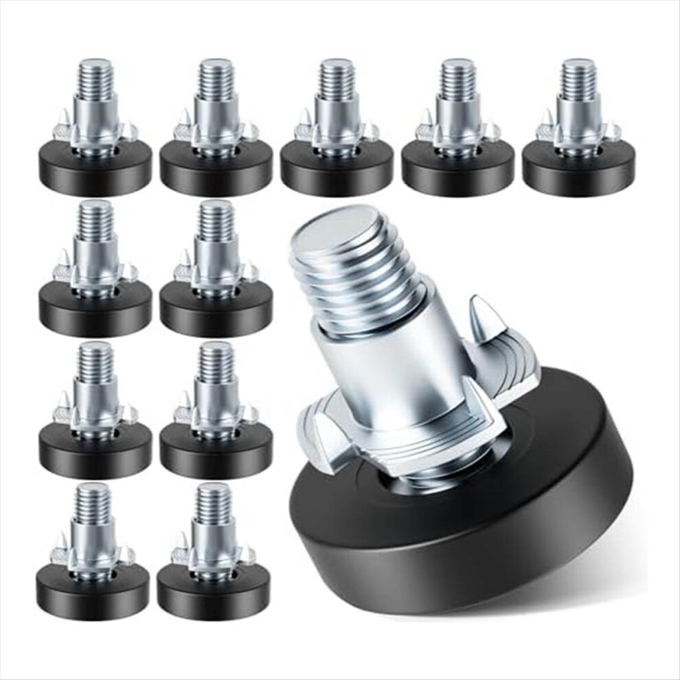Furniture Leveling Feet With T-Nuts, 1/4In-20 Unc 4853967033811