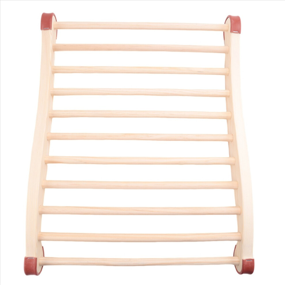 Semoic Sauna Backrest, Wooden Ergonomic S-Shaped Suitable