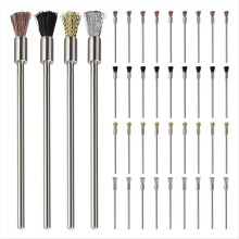40 Pieces Extended Wire Brush for Cleaning, Steel