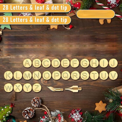 DIY Wood Burning Letters Stencils Set Woodworking 2