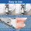 Upgraded Universal Sewing Rolled Hemmer Foot Set 8 6