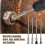 40 Pieces Extended Wire Brush for Cleaning, Steel 4
