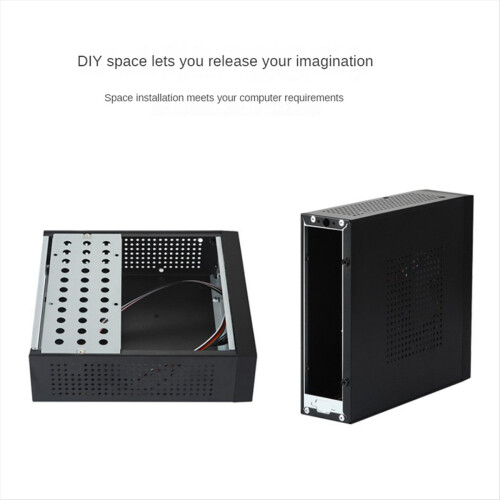 M06 Mini Desktop Case MINI-ITX PC Chassis Versatil 2