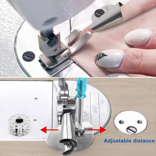 Upgraded Universal Sewing Rolled Hemmer Foot Set 8 2