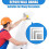 Drywall Repairs Kit, 6 Pieces Wall Patch Kits, 4/6 6