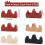8Pcs Painting Brush Rest Stand 4 Color Calligraphy 4