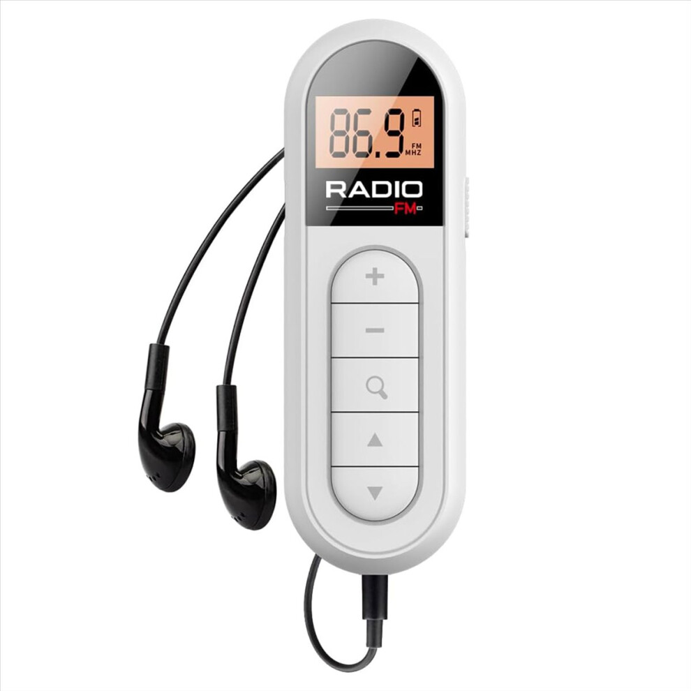 Photos - Radio / Clock Mini Pocket FM Radio 300MAh Rechargeable Portable