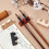 8Pcs Painting Brush Rest Stand 4 Color Calligraphy 6