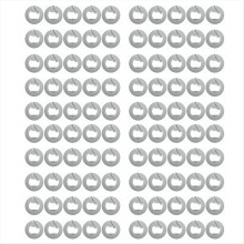 100Pcs NFC Ntag213 Nfc Label Sticker 13.56MHz ISO1