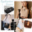 12Pcs PU Leather Snap Buttons, 6 Colors Sew on Tab 4