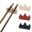 8Pcs Painting Brush Rest Stand 4 Color Calligraphy 3