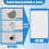 Drywall Repairs Kit, 6 Pieces Wall Patch Kits, 4/6 5