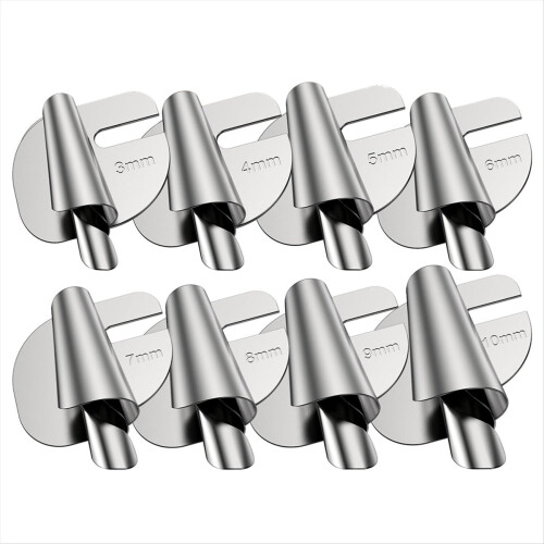 8Pcs Universal Sewing Rolled Hemmer Foot for Machi