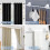 4PCS Curtain Rod Brackets No Drilling Holders Self 5