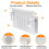 Desk Side Storage Under Storage, Steel Hanging Org 3