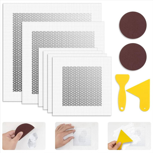 Drywall Repairs Kit, 6 Pieces Wall Patch Kits, 4/6 1