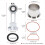 KK-4835 Compressor Piston Kit Connecting Rod Repla 2