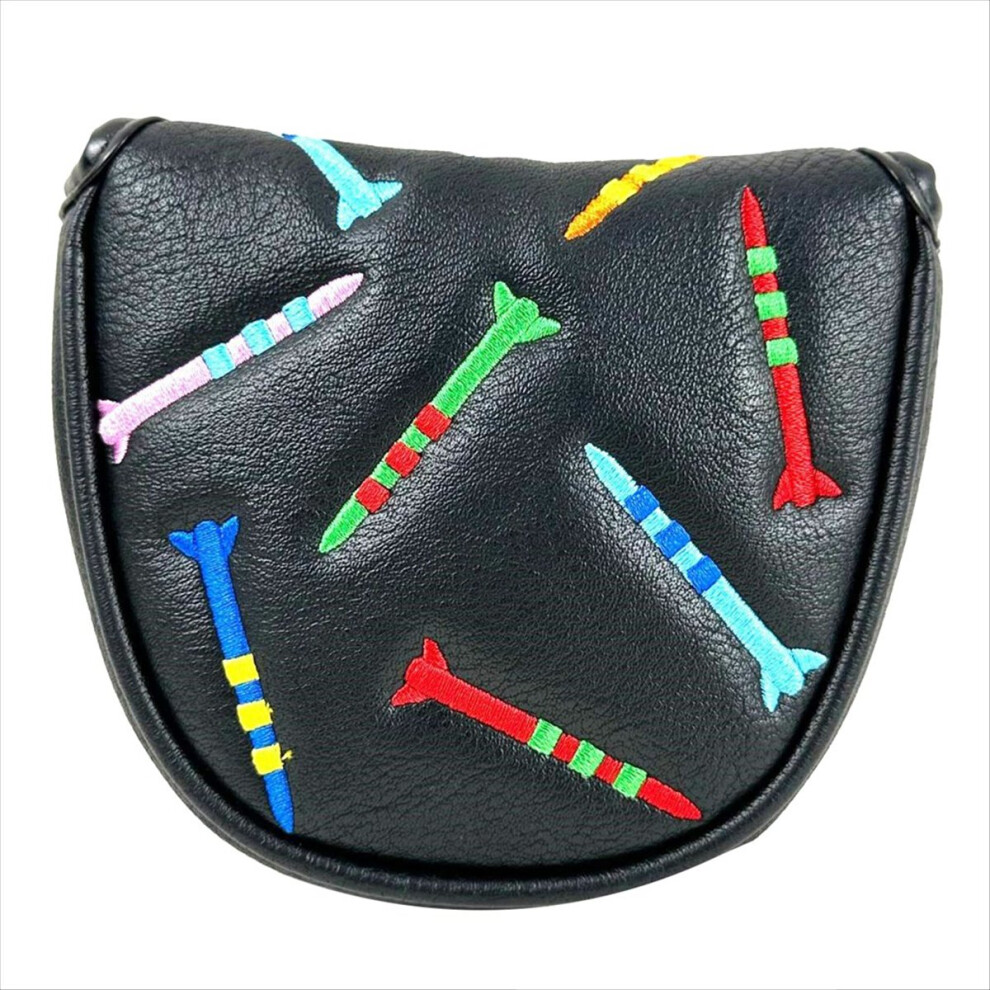 Photos - Golf Magnetic  Putter Cover PU Mallet Closure Porta