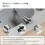 8Pcs Universal Sewing Rolled Hemmer Foot for Machi 5