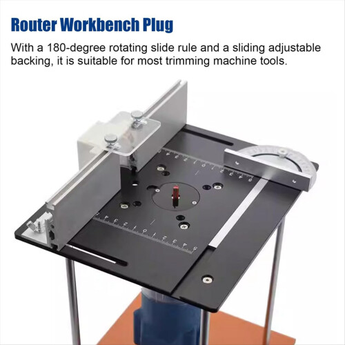 1Set Milling Table Insert Plate,Aluminium for Rout 2