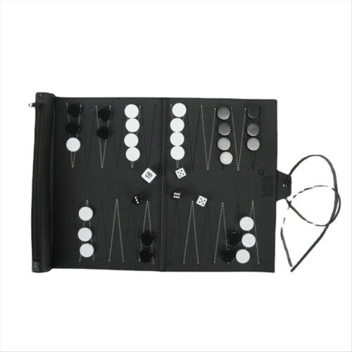 Roll Up Backgammon Sets Portable Travel Board Game