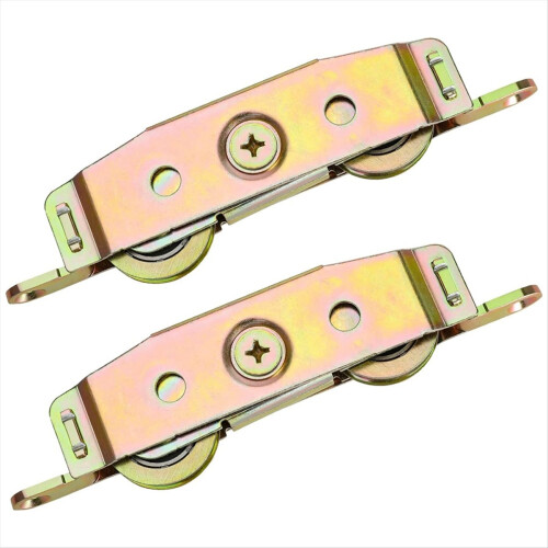 Heavy-Duty Sliding Door Rollers,1-1/4 Inch Steel B